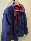 Pacific Trail Men   s L  42  Chest  Full Zip Windbreaker Jacket Blue Purple Pink