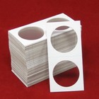 500 Cardboard 2x2 Coin Holder Mylar Flips For Silver Dollars 38 1mm Or 1 5 