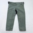 Canvas Brand Jiu Jitsu Pants Mens C2 Green 10 Ounce Martial Arts Training 30w