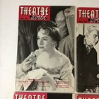 1961 Theatre World Magazine Lot Of 4 Classic Hollywood Artist American Edition