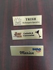 Customized Name Badge   Tag With Pin 3 x1  - Full Color Logo