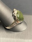 Men s  Irish 925 Sterling And Connemara Marble And Topaz Heart Ring Size 11