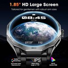 Military 1 85 hd Smart Watch  answer  make Call  710mah Sports Fitness Tracker
