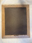 Vtg Rustic Oak Frame 12 5 X 10 5 Brown Wood W  Knots  Dark Trim  Non Reflective