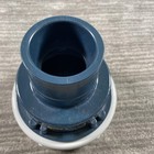 Zurn Ez-pv2-r6 Pvc Slab On Grade Drain 6 In Round Nickel Bronze Head 2x3 Outlet