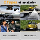 Wanlipo A13 4k Dual Channel Dash Cam Front   Rear   170   Wide Angle  64gb Car   