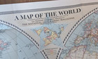 Vintage A Map Of The World In 1941 National Geographic Large Fold Out 41 X 22 In
