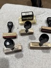 Vintage Forensic Rubber Stamps Lot Of  9