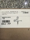 Micro Matic 842-pp Premium Plus Double Gauge C02 Low-pressure Regulator