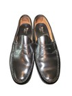G h  Bass   Co  Vtg Usa Made Weejuns Black Leather Penny Loafer Shoes Size 10