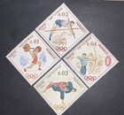 Travelstamps  Monaco Stamps Scott  592-595 1964 Tokyo Olympics Mint Og Nh