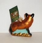2019 - Red Fox - Old World Christmas - Glass Ornament New W tag 12189