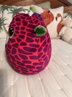 Gilbert The Pink   Purple Giraffe Squish A Boo Ty Plush Stuffed Animal Pillow