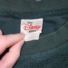 Vintage Disney Store Mickey Minnie Donald Goofy Fleece Sweatshirt Sz L 90 s Flaw