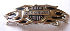 Harley Davidson 2004 Flames Bar   Shield 6  Belt Buckle 99555-04v Nice 1