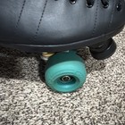Vintage Riedell Carrera Quad Speed Roller Skates Men Size 10 Black Leather