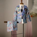 Boys Wedding Suit Page Boy Outfit Kids Formal Blazer Set With Jacket Pants