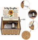 Sunflower Wooden Engraved Colorful Music Box You Are My Mom To Daughter 6 