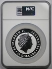 2011 P Australia Kookaburra 10 Oz  999 Silver  10 Ms 69 Ngc