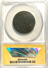 1795 Large Cent 1c Flowing Hair Liberty Cap Anacs Vf20 Details  corroded  S-76b