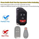 For Jeep Key Fob Cover Full Protection Key Case For 2018 2019-2024 2025 Wrang   