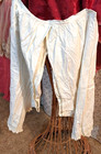 Antique Victorian Bloomers Split Crotch Pantaloons Drawers C0  1880s Lace  Embro