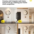 Simple Wall Clock For Living Room  No Hole Drilling Required