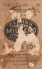 Trade Card 2    X 4    - Clark s  mile-end  Spool Cotton - Baby  Dog