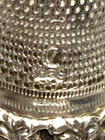 Antique Rare  Art Nouveau  German  Sterling Silver 925 Thimble Size 7