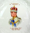 Alfred Meakin Porcelain King Edward Viii Coronation 8 5 8  Portrait Plate 1937