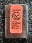 Vintage Rare Zippo Basic Cigarette Brand Limited Edition Brushed Chrome Lighter