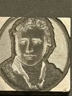 Antique Portrait Letterpress Block Metal Wood B j 2    Victorian Man Print