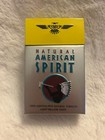 Mint Natural American Spirit Cigarettes Yellow   Silver Metal Tin Only- Flip Top