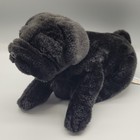 Vtg Animal Alley Toys R Us Black Pug Puppy Dog Plush Carlin 13  Long