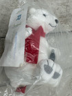 Coca Cola Plush Collectable 6  Polar Bear With Coca Cola Bottle