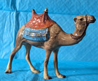 Gorgeous Early Hagen Renaker Nativity Camel W  Gold Hand Painting