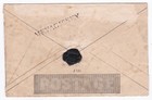 1840 Qv Cornwall 1d Mulready Envelope Mx A131 Rare Mevagissey Village Pmk