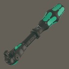 Wera 8000 B Black Edition Zyklop Speed Ratchet Wrench 3 8  Drive 05135881001