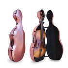Cello Case 4 4 With Wheels And Backpack Straps Beautiful Pink Carbon Fiber Case