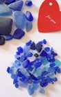 Cobalt Blue   sea Glass From Japan Surf-tumbled Beach Glass
