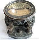 Rare Antique Vintage Aplco Apple Electric Voltmeter Ammeter Dayton Ohio   C39