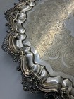 Vintage 15  Serving Tray Silver Plated Tea Ornate Barker Ellis England