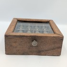 Antique Edwards Semaphore Annunciator Call Box 8 Station Wood Glass