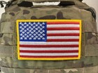 Large 5 X 3 Inch Usa Flag Patch - Embroidered 