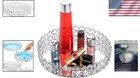 Elegant Mirrored Crystal Vanity Tray - 10 Inch Makeup Organizer For Jewelry