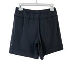 Ivivva Lululemon Lined Shorts Girls Size 14 Black 6   