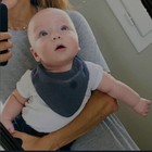 3pcs Soft Muslin Bibs Sweat Wipe Cloth Newborn Feeding Bibs Infant Shower Gift