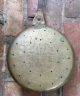 Antique 18th Century Brass Hammered Bed Warmer With Long Handle