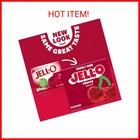 Jell-o Cherry Gelatin Dessert Mix  6 Oz Box 