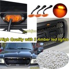 Front Grille For 2004-2011 Ford Ranger Bumper Grill W leds W letters Matte Black